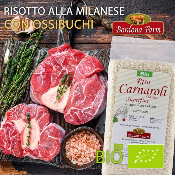 Kit Risotto alla milanese con ossibuchi BIO