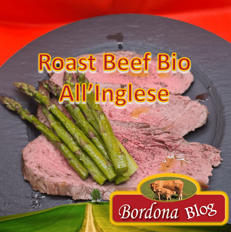 Roast Beef all’inglese con erbe aromatiche e asparagi Bio